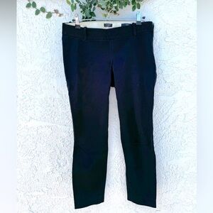 JCrew cigarette black skinny 'Minnie' cropped pant
